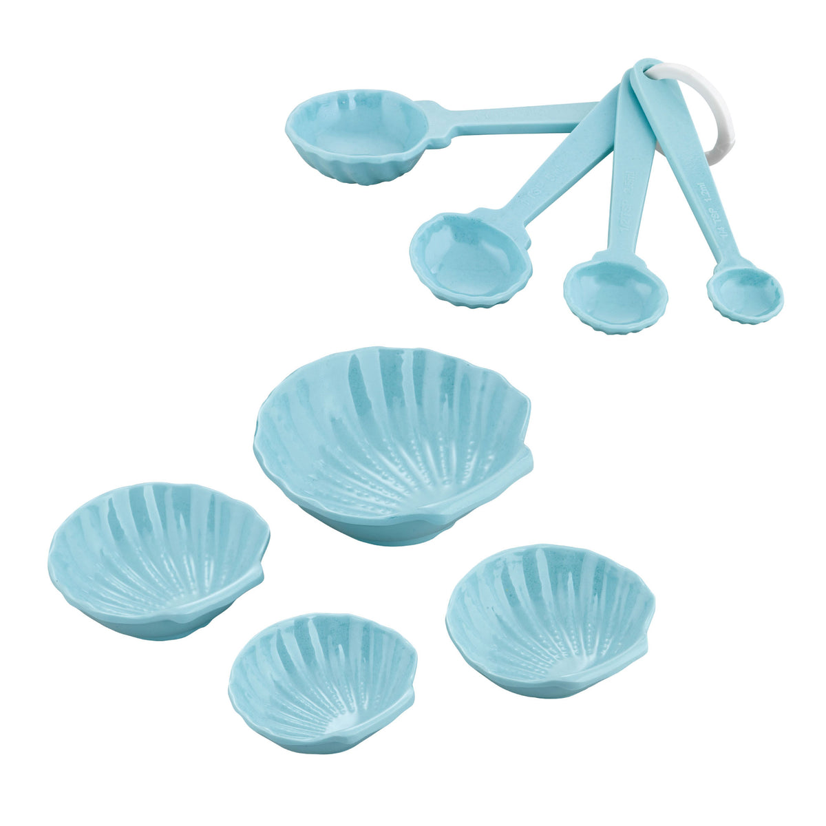 Gourmet Art Shell Measuring Cups and Spoons Set – KitchenRus