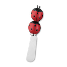 Load image into Gallery viewer, Mr. Spreader 4-Piece Ladybug Resin Cheese Spreader
