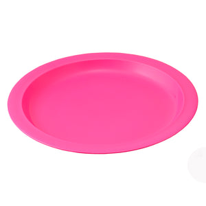 Gourmet Art 4-Piece Melamine 8 1/2" Plate, Hot Pink