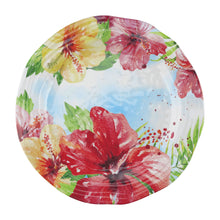 Load image into Gallery viewer, Gourmet Art 6-Piece Hibiscus Melamine 10 7/8&quot; Plate