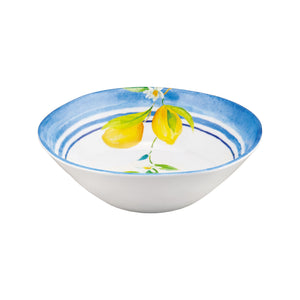 Gourmet Art 12-Piece Lovely Lemons Melamine Dinnerware Set