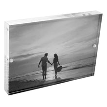 Load image into Gallery viewer, Acrylic 5 x 7 Magnetic Block Picture Frames